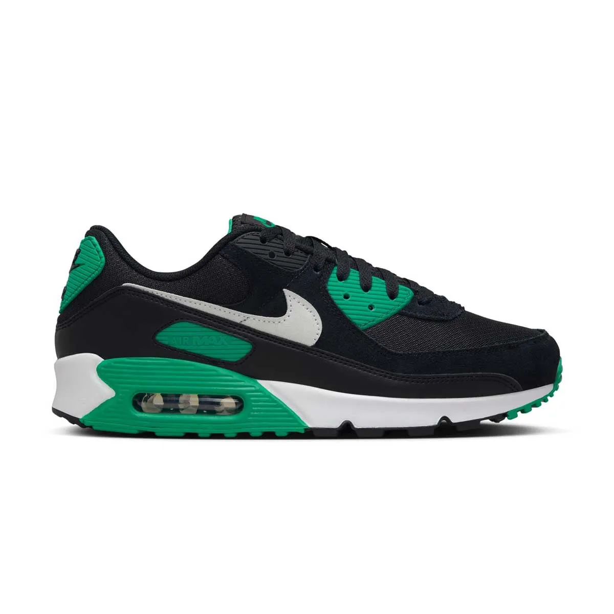 Air Max 90 'Black Malachite' Durable Ripstop Upper Slip On Style