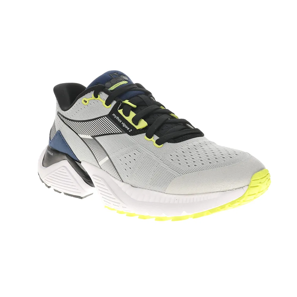 Mythos Blushield Vigore 2 Running Shoes running shoes for athletes running in a historic bridge area shoes