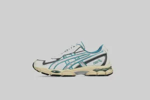ASICS GEL-NYC 2055 'Cream and Blue Teal'  1203A542.106 Techy Design Comfort Inserts