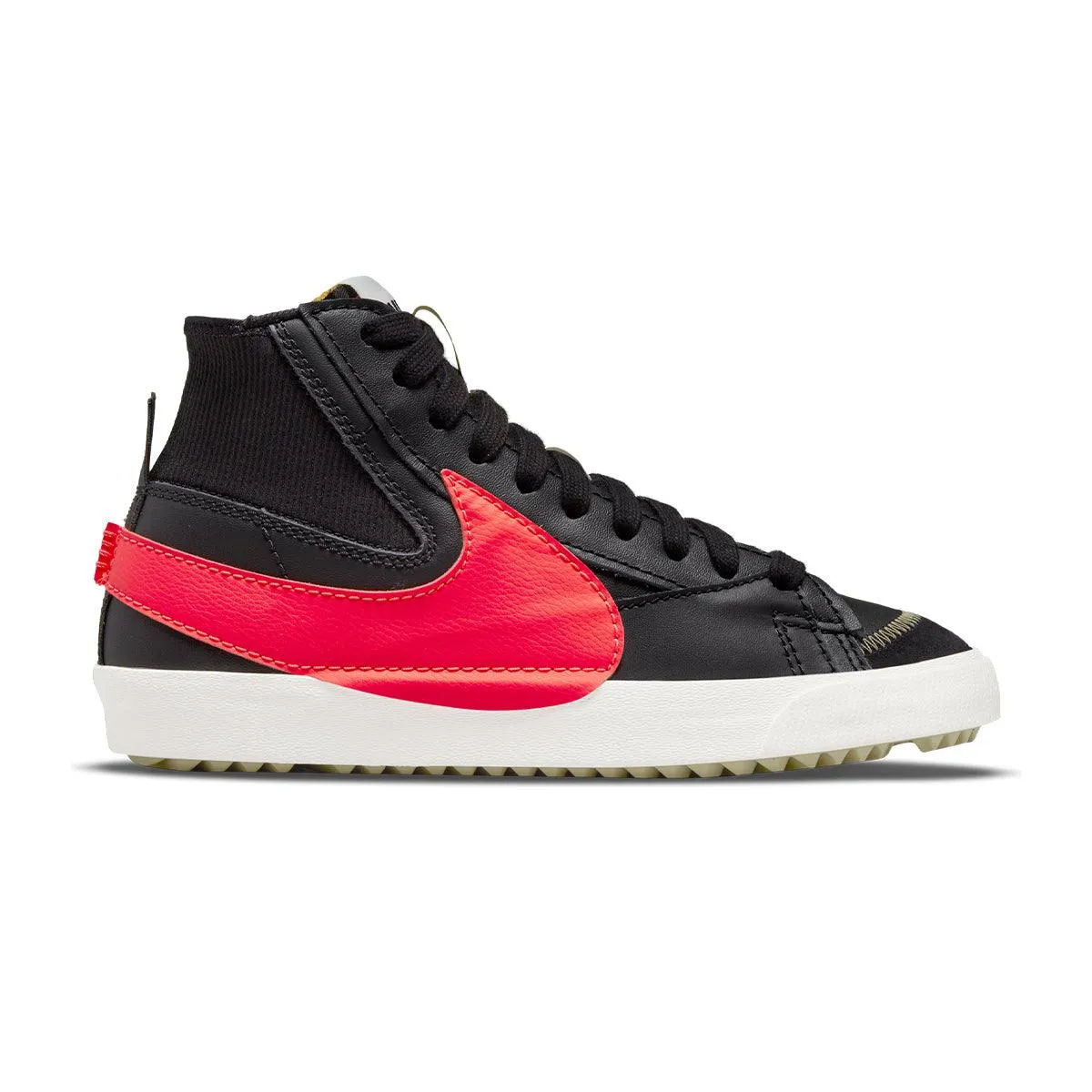 Secure lacing system Smooth Toe Blazer Mid '77 Jumbo 'Black Bright Crimson'