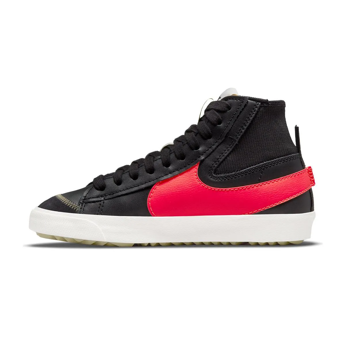 Blazer Mid '77 Jumbo 'Black Bright Crimson' Seamless Upper Design Impact Control