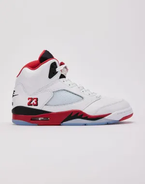Jordan Air Jordan 5 Retro 'Fire Red Black Tongue' Fashionable Design Comfort arch