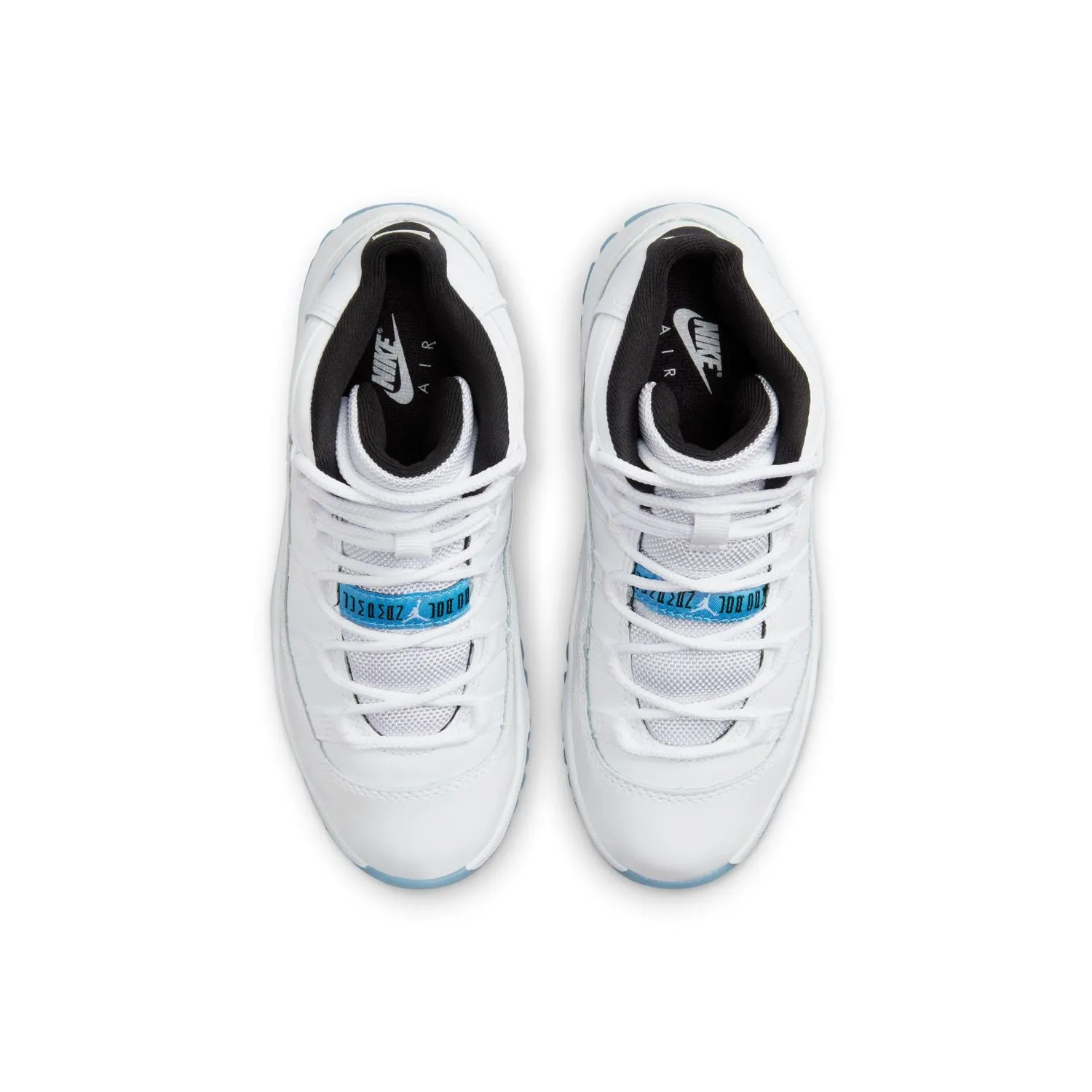 Kids Air Jordan 11 Retro 'Legend Blue' Sneakers Mid Top Game Fit Construction