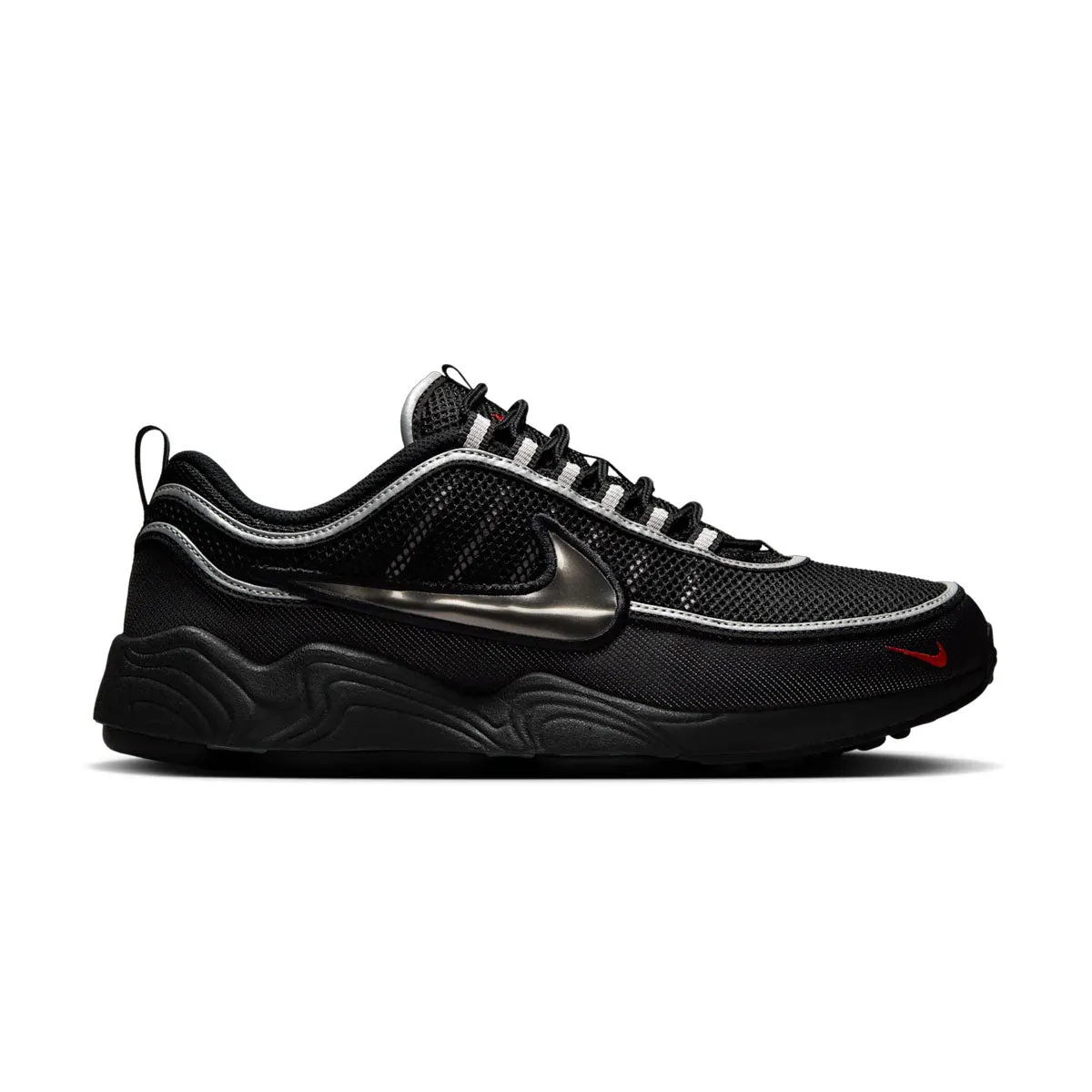 Air Zoom Spiridon SP 'Black Sport Red' Reinforced Quarter