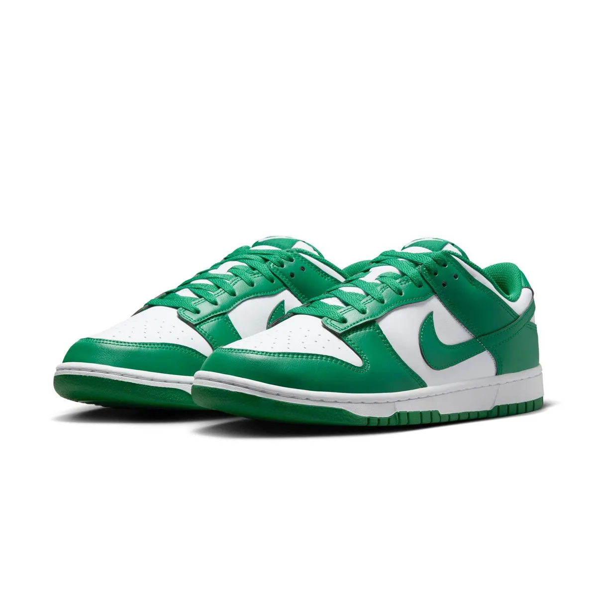 Walking   Friendly Elastic Goring System Dunk Low Retro 'White Malachite'