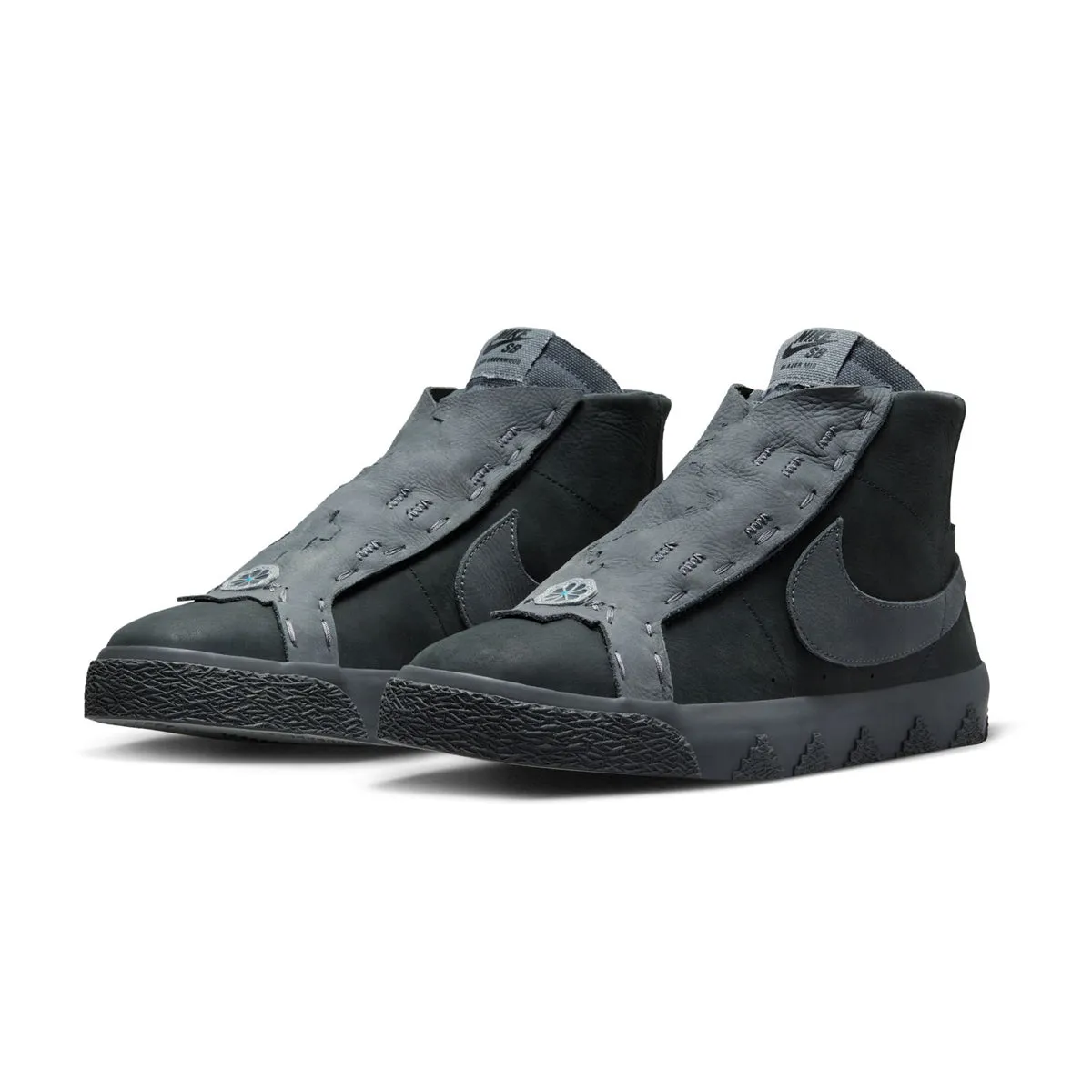   Di??orr Greenwood Zoom Blazer Mid QS 'Dark Smoke Grey' Comfortable Step