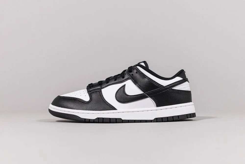 Hard Surface Rubberized Edges Nike Dunk Low Panda 'Black and White'