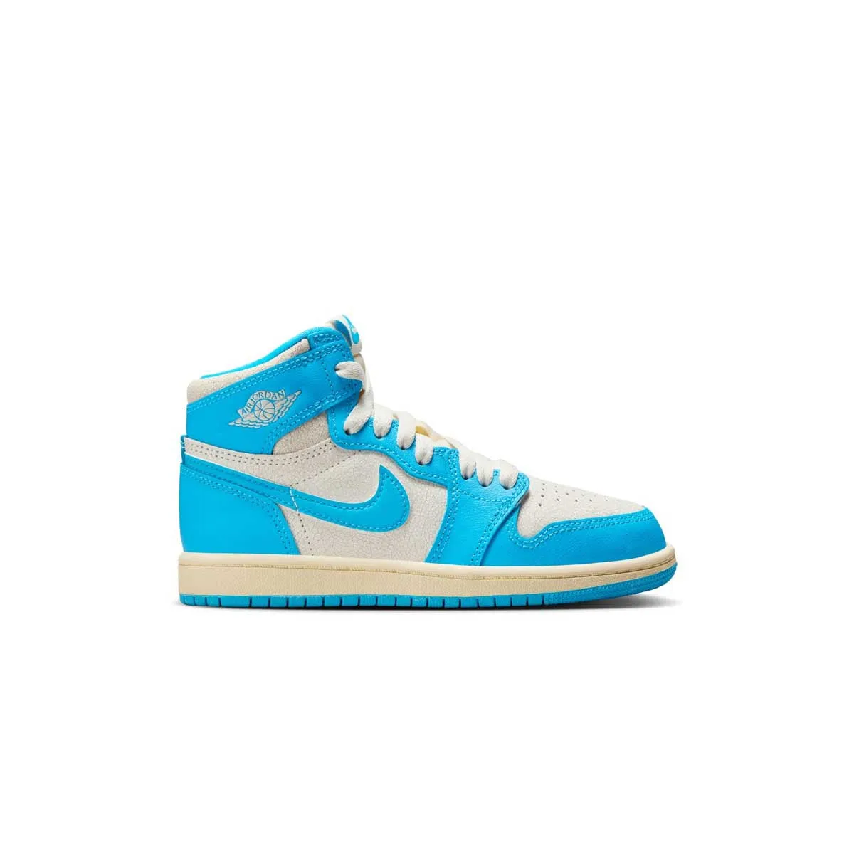 Kids Jordan 1 Retro High OG "UNC Reimagined" Flex grooves Dry Fit