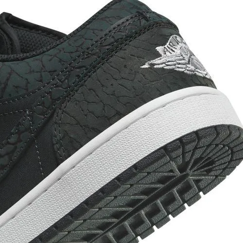 cushioning system Air Jordan 1 Low SE 'Black Elephant'