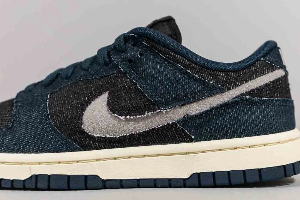 Women's Nike Dunk Low 'Armory Navy' Elastic tongue Performance Step