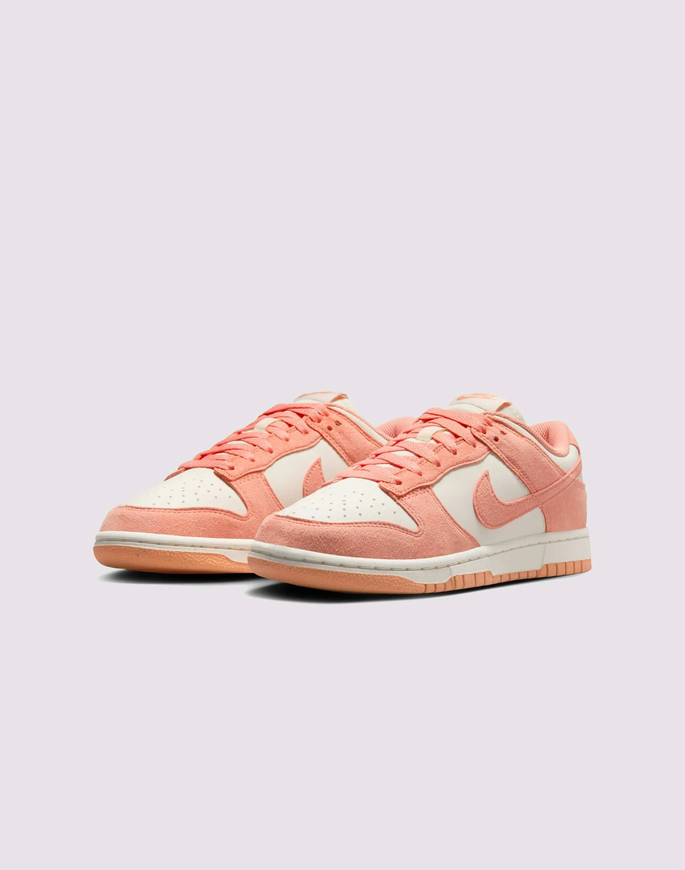 Breathable Upper Design Durable Synthetic Overlay Nike Dunk Low "Soft Pearl/Apricot Agate/White"