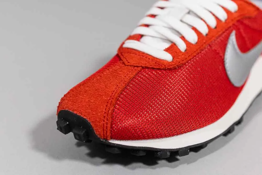 Vegan Friendly Build All Gender Women's Nike LD-1000 'University Red and Metallic Silver'