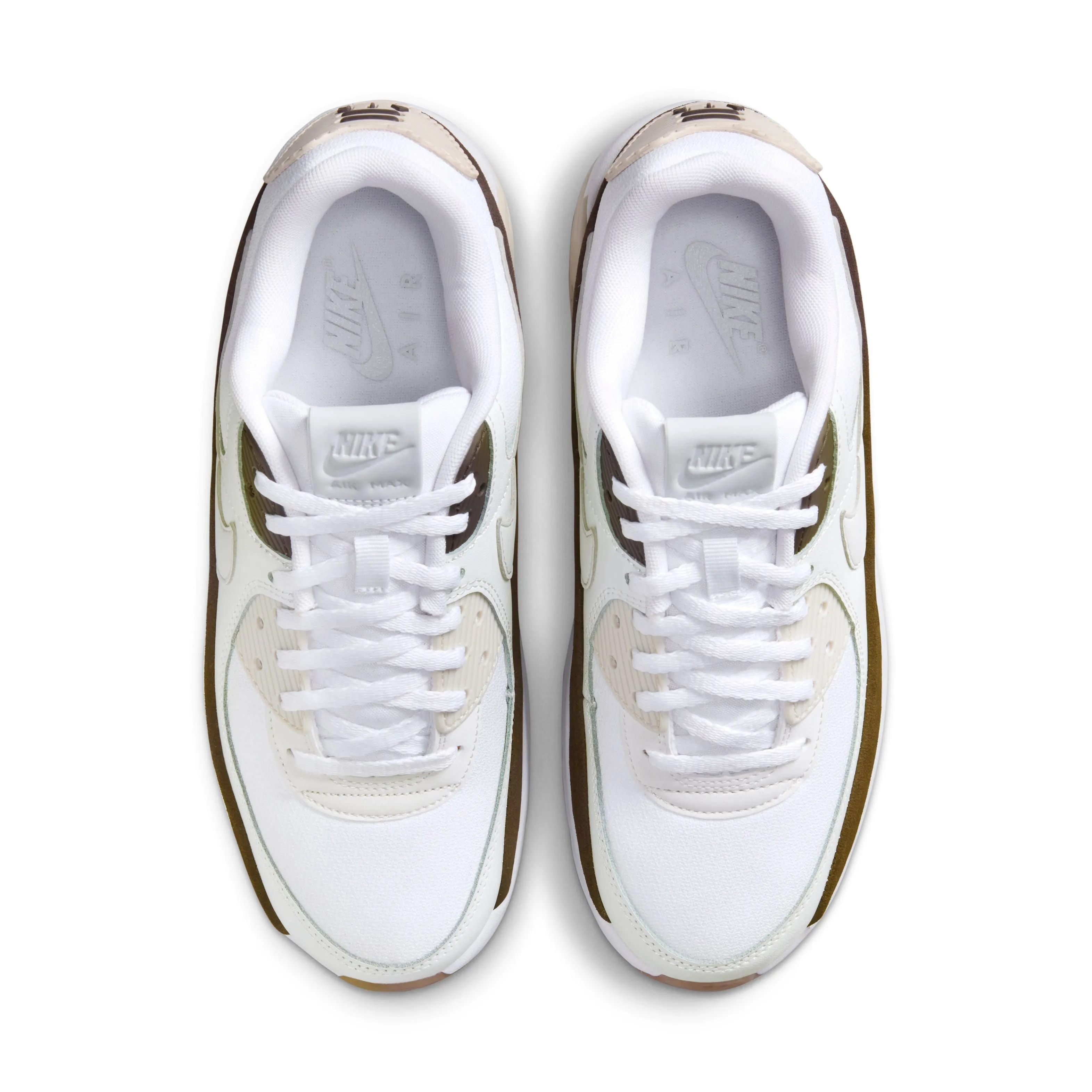 Walk Friendly Barefoot Shoe Tech Wmns Air Max 90 LV8 'Tan Brown'