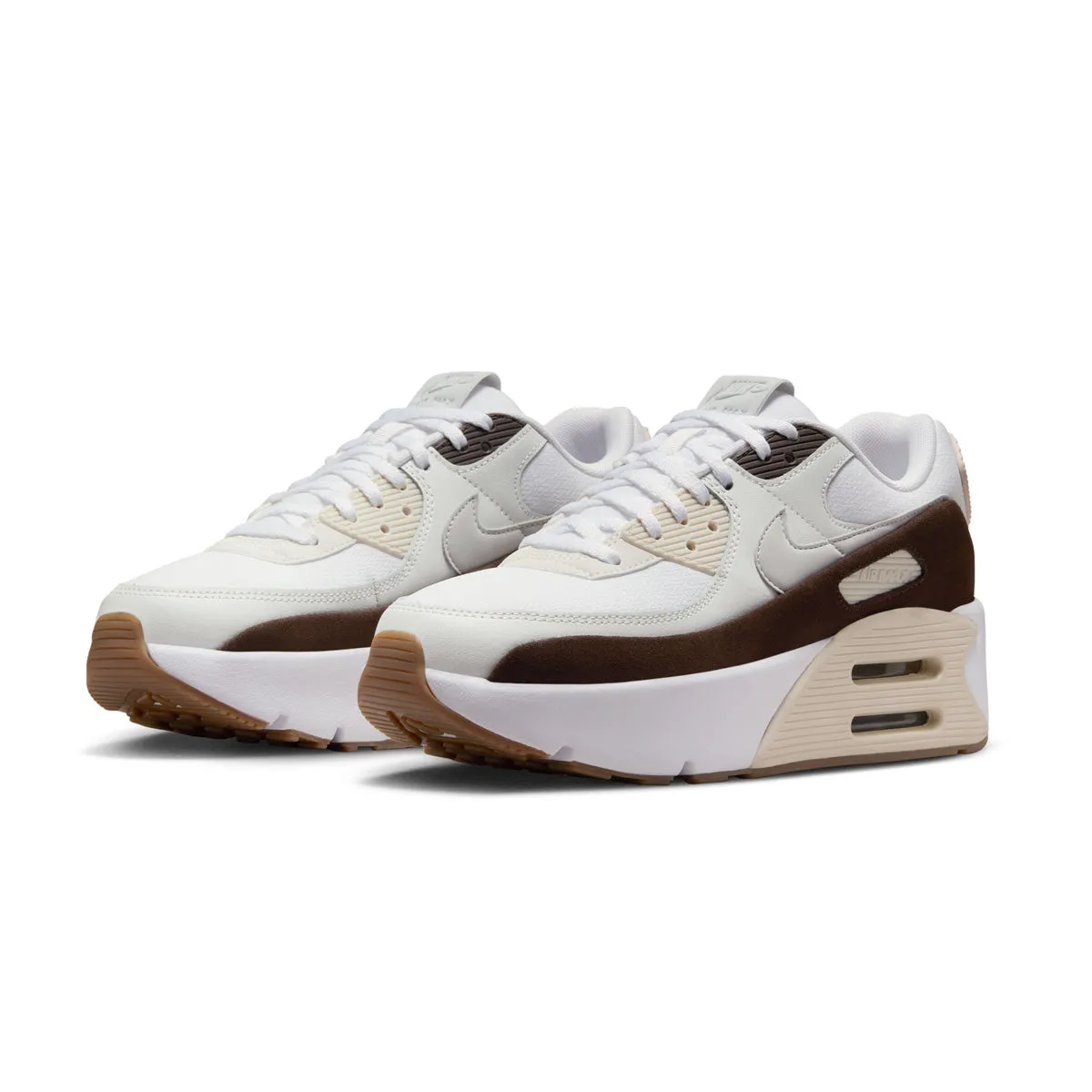 Wmns Air Max 90 LV8 'Tan Brown' Torsional Rigidity Enhancements