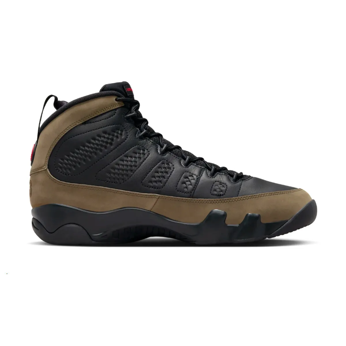 Comfortable Fit For All Ankle support system Air Jordan 9 Retro 'Olive'