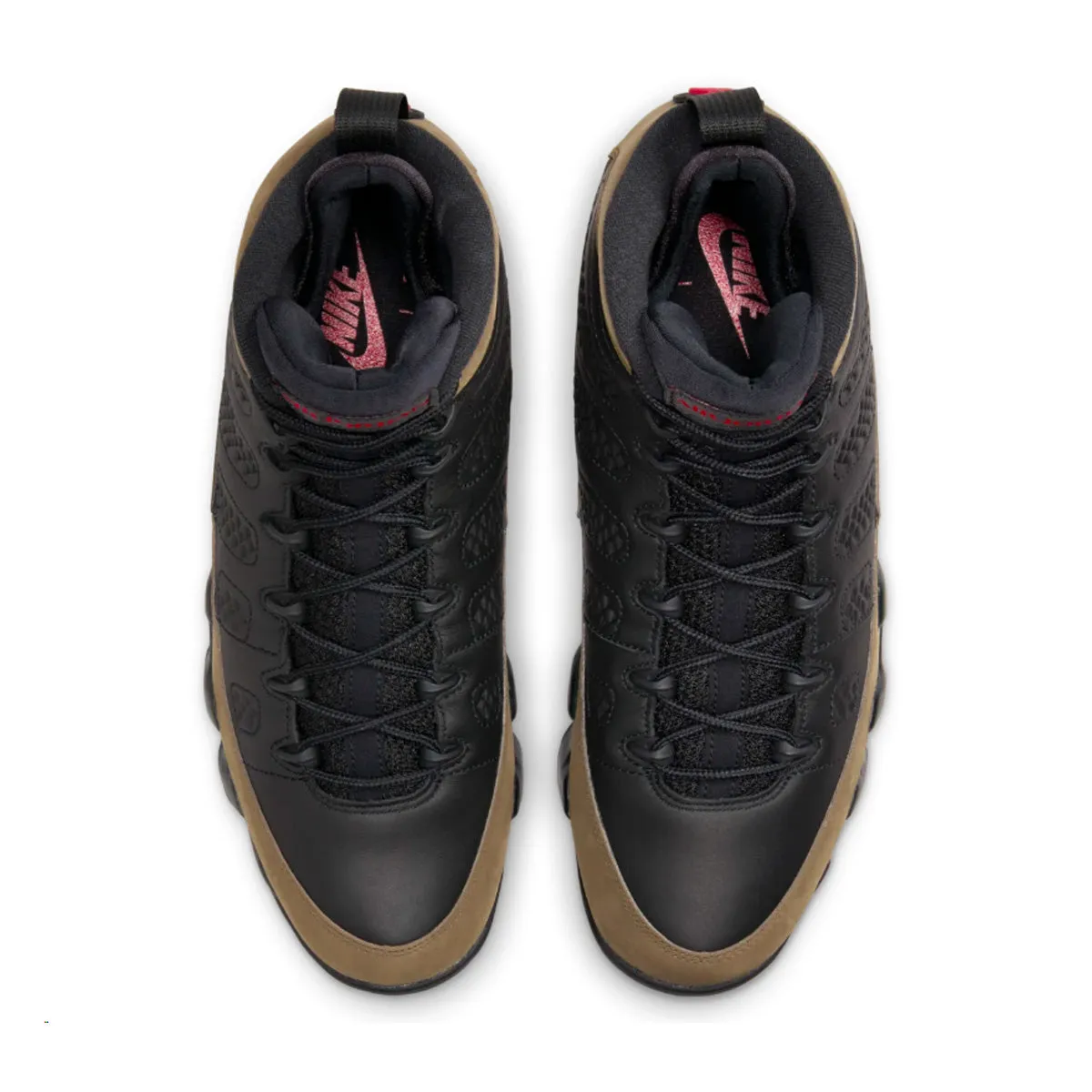 Balanced Drop Design Smooth Pace Air Jordan 9 Retro 'Olive'