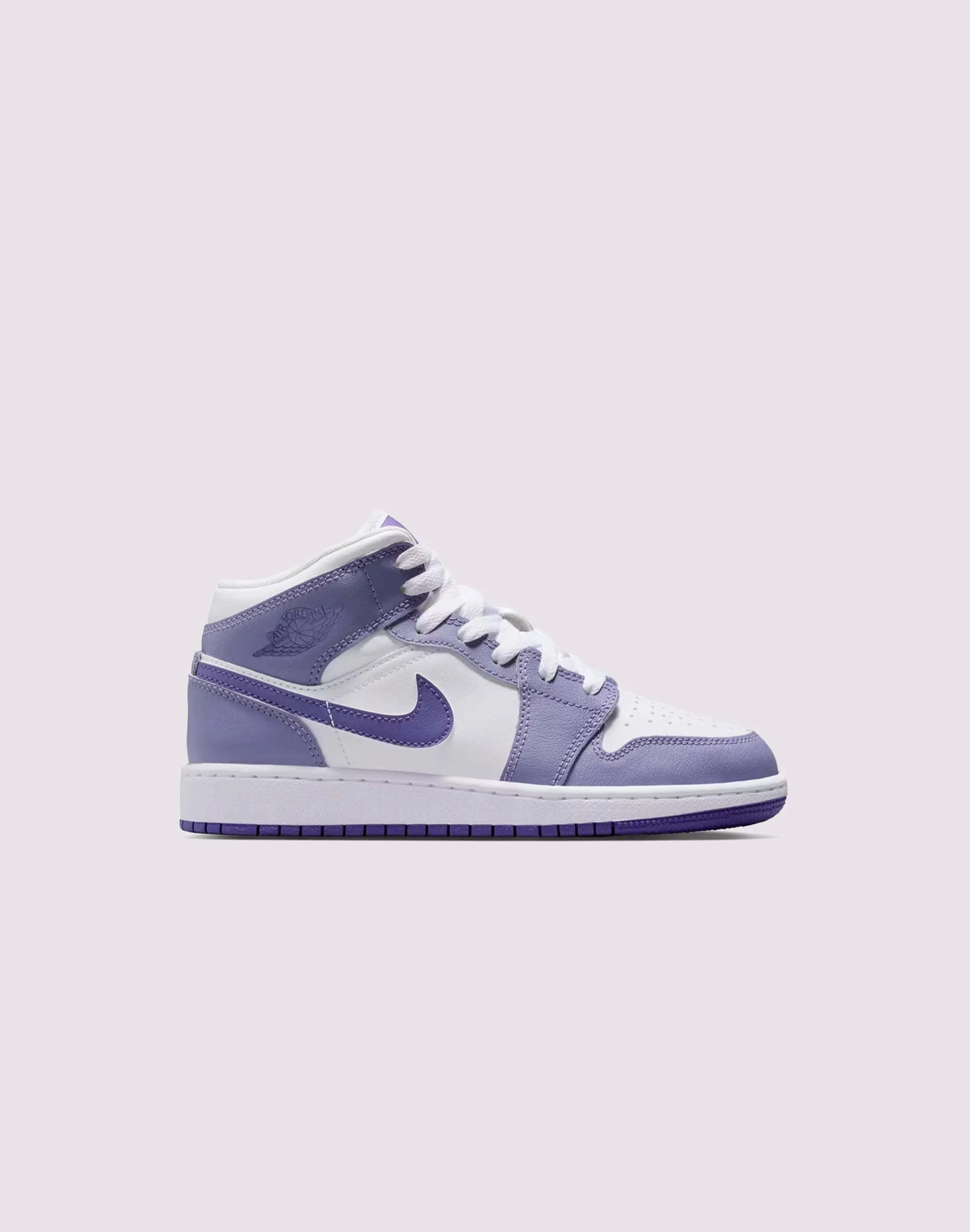 Jordan Air Jordan 1 Mid Grade-School Neutral Stance