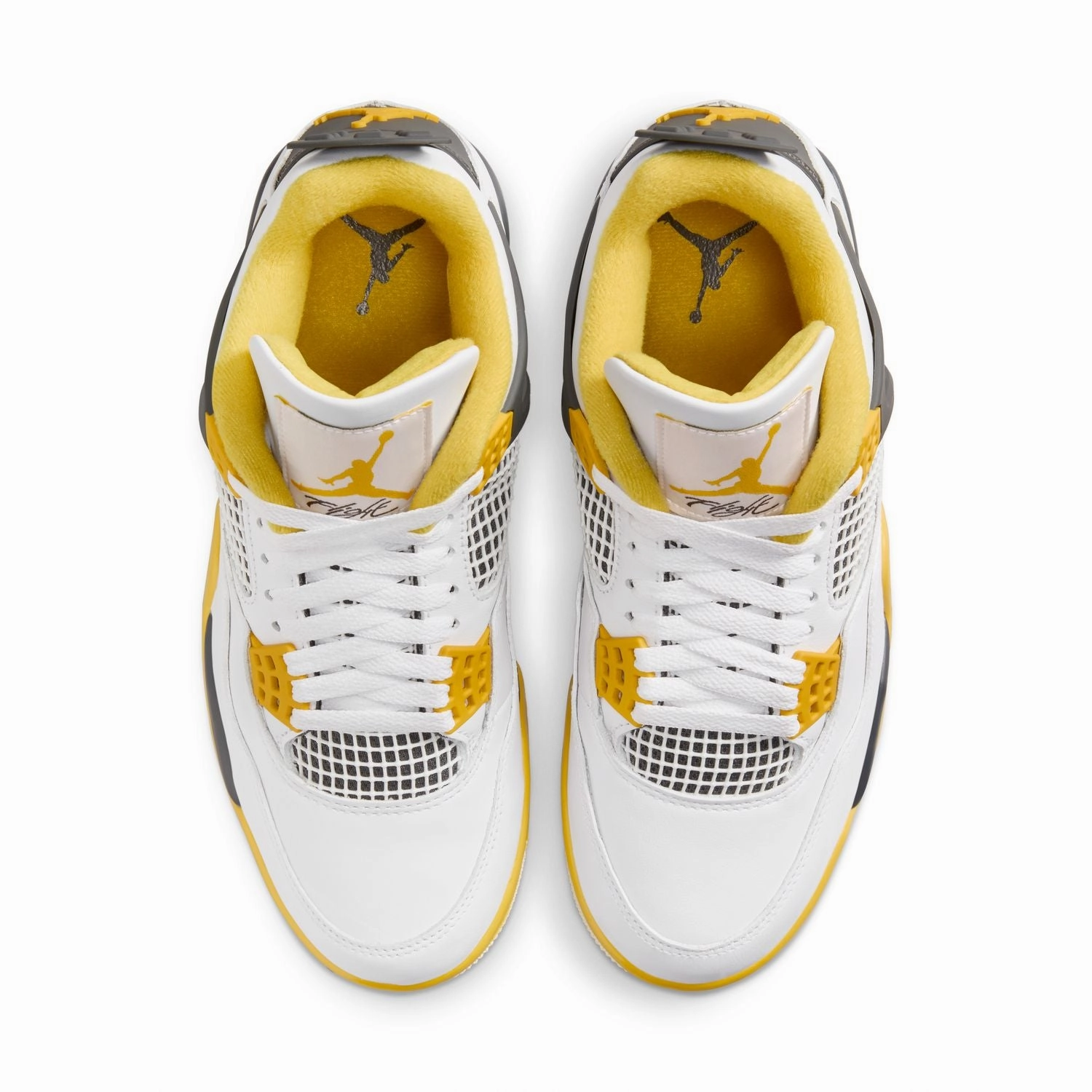 padded collar comfort Wmns Air Jordan 4 'Vivid Sulfur'