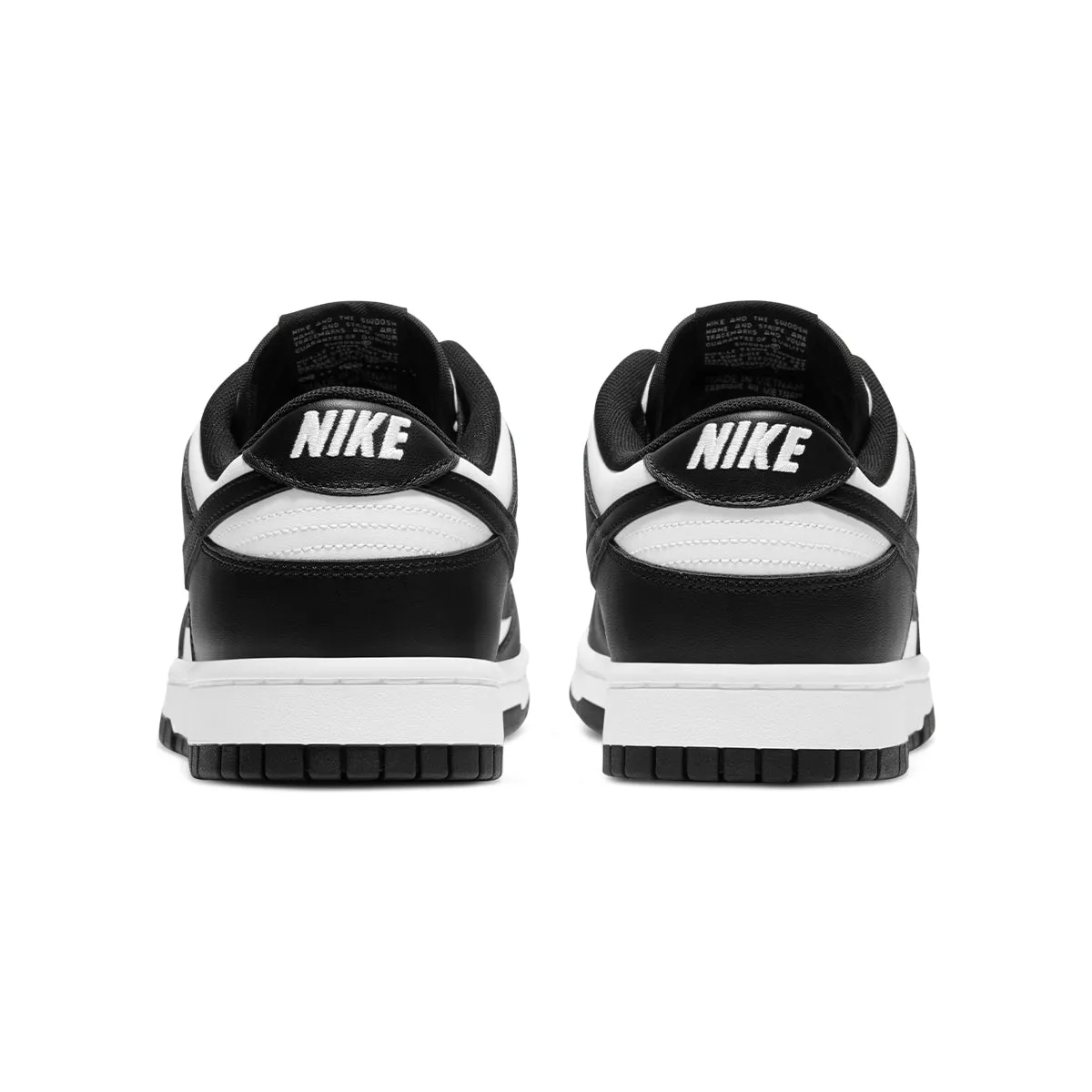 Dunk Low Retro 'Black White' Adjustable Straps