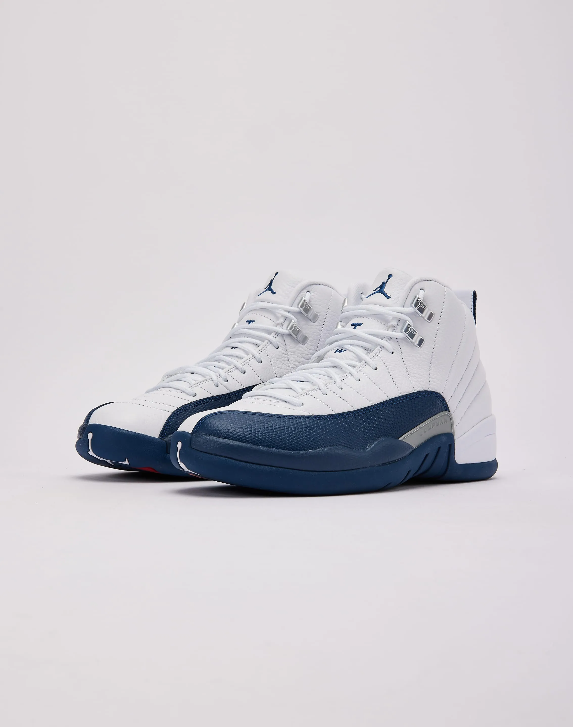 Knit Weave Upper Traction Wave Plate Jordan Air Jordan 12 Retro 'French Blue and White'