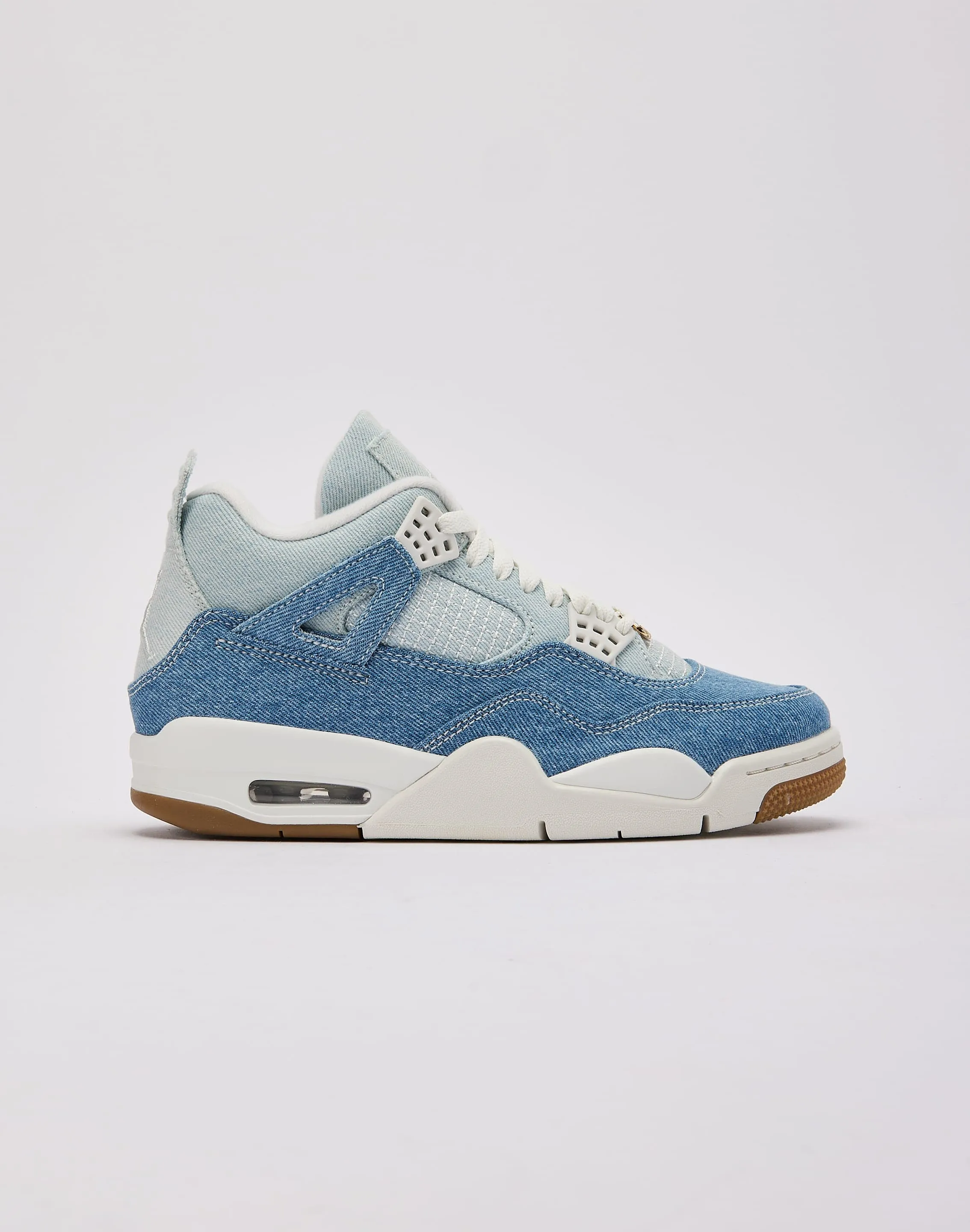 Mid   Top Non Compression Foam Jordan Air Jordan 4 Retro TEX 'Worn Blue'