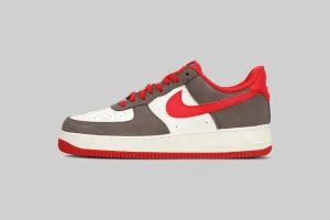 Molded Arch Contour Nike Air Force 1 Low '07 LV8 'Cave Stone and University Red'
