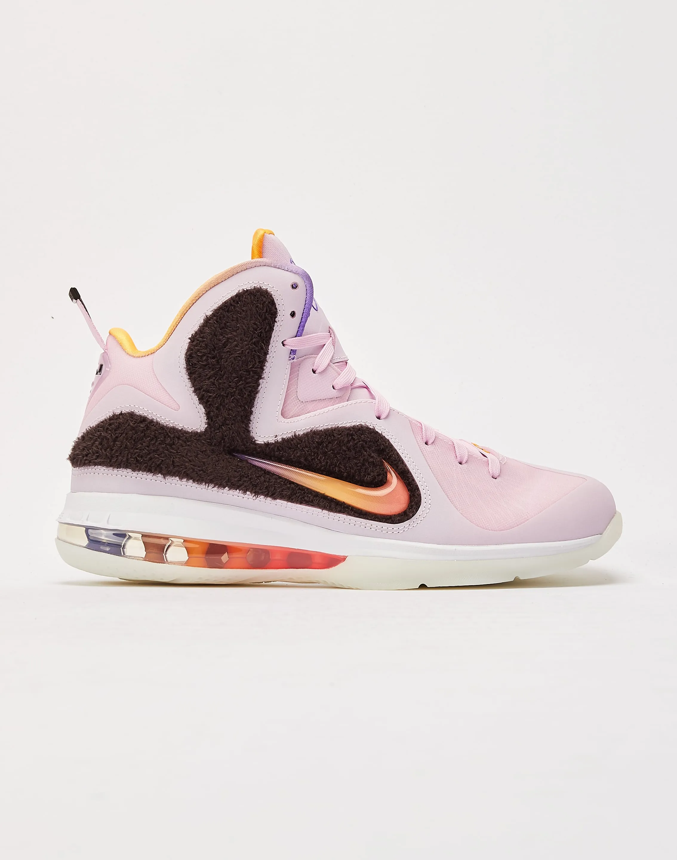 Nike Lebron IX 'Regal Pink And Velvet Brown' Durable Rubber Tread BreathableMesh