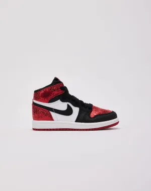 Jordan Air Jordan 1 Retro High OG 'Ruby' Pre-School Quick Action Seamless Upper Construction