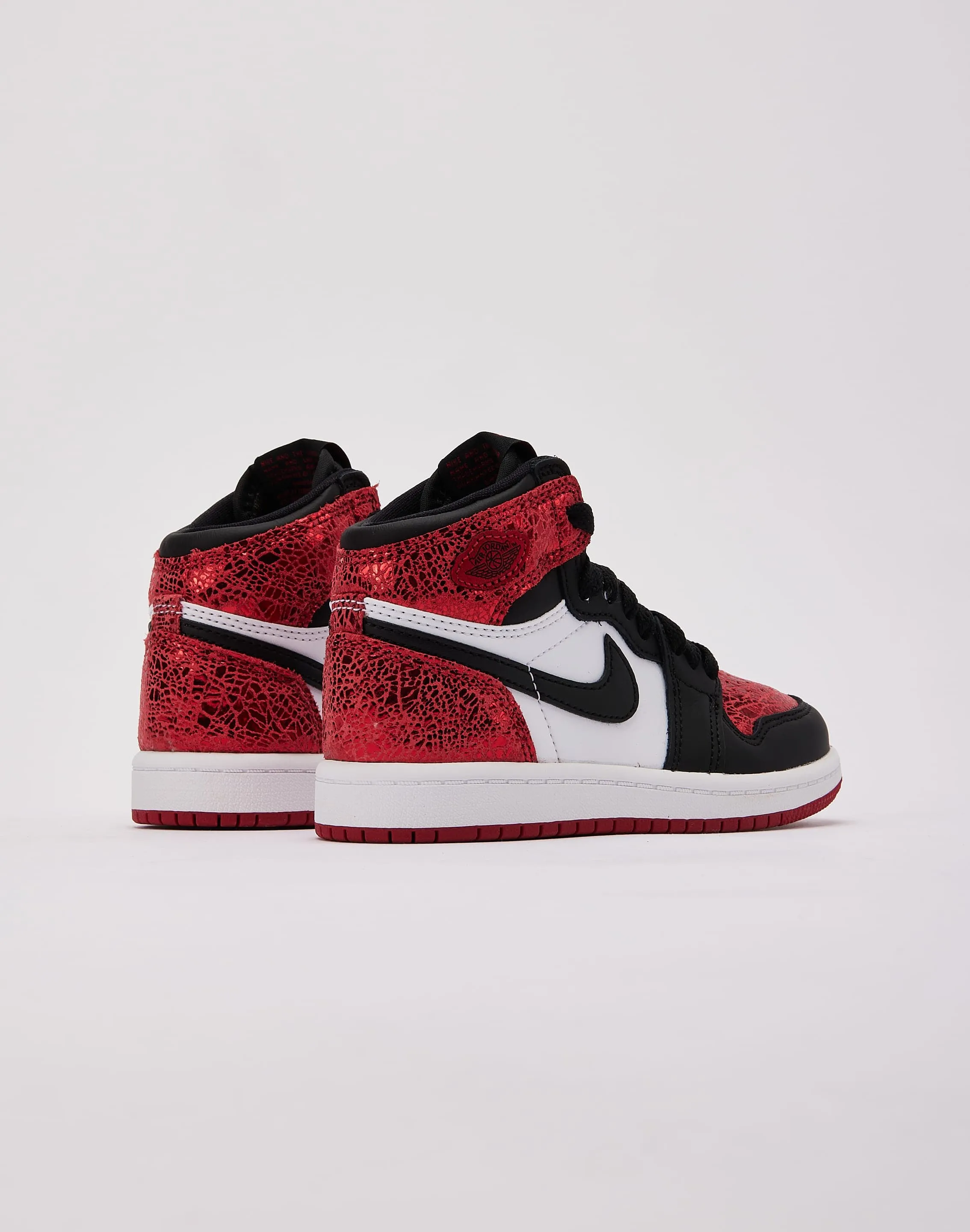 Jordan Air Jordan 1 Retro High OG 'Ruby' Pre-School Abrasion Resistant Toe Guard Skid   Proof