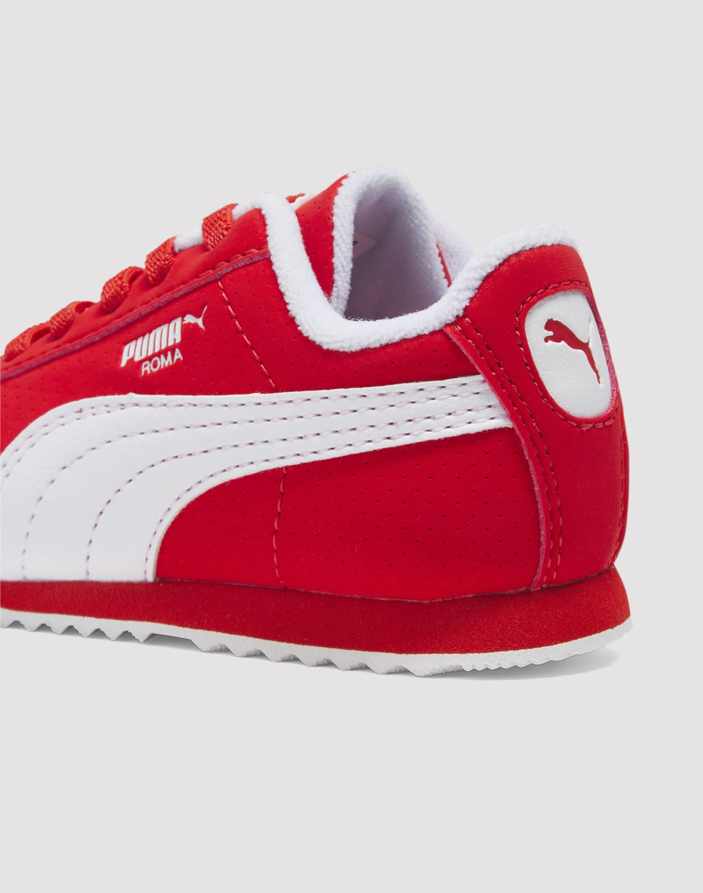 Grip Zone Focus SleekDesign Puma Roma Reversed Toddler Boys' "Red/White"