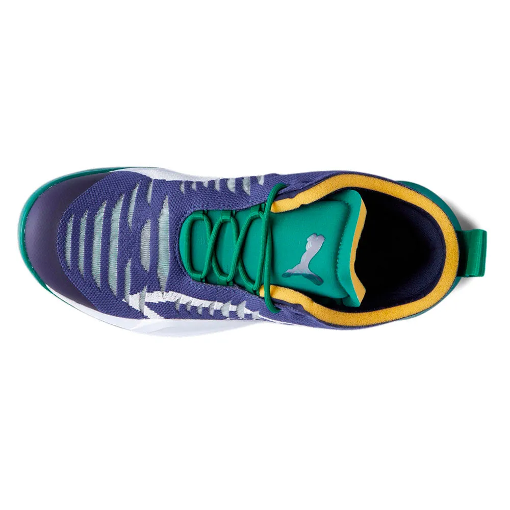 Curved Heel Design sports - themed shoes June Ambrose X Keeping Score Rise NITRO Basketball Shoes