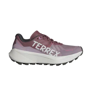 Terrex Agravic 3 Trail Running Shoes running in a coastal area