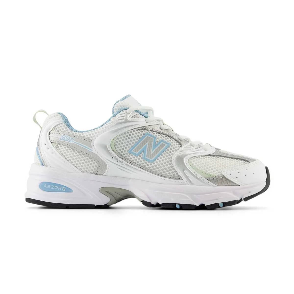 Comfortable Toe 530 'White Silver Metallic Blue'