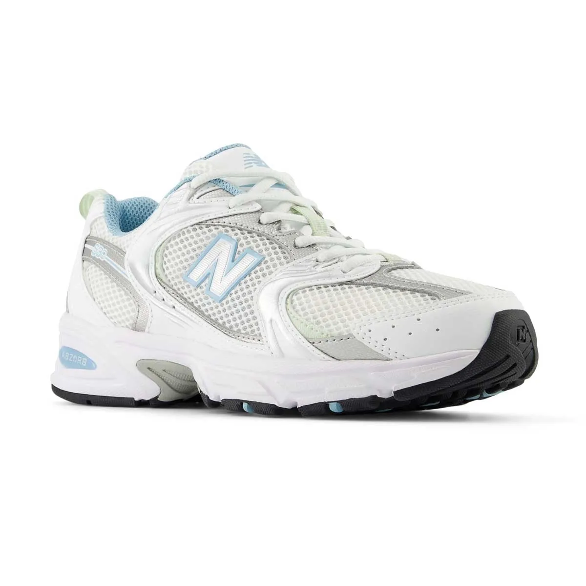 530 'White Silver Metallic Blue' Low Profile Design Sports Ready