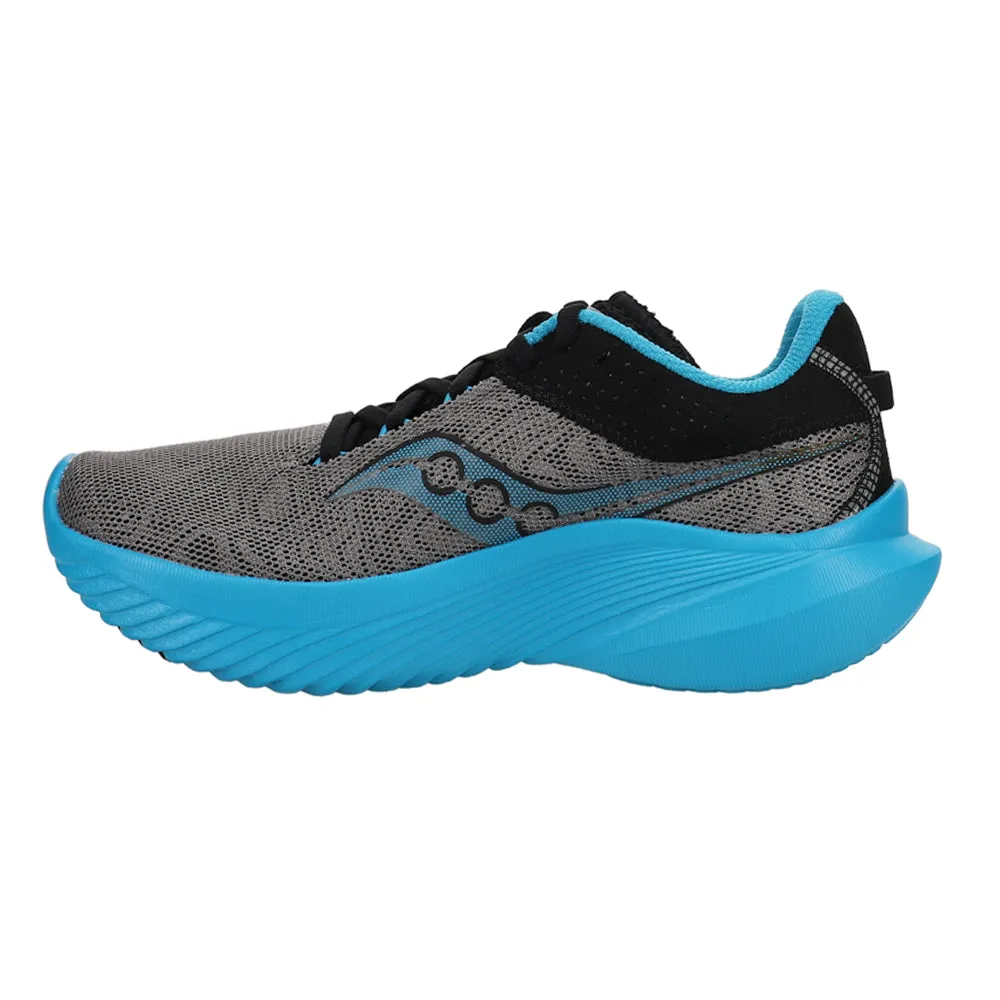 Kinvara 14 Running Shoes Contoured Arch Support running in a gorge area shoes