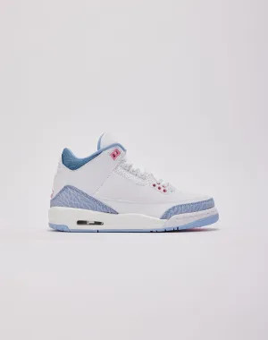 Tension Balancing Vibration Dampening Tech Jordan Air Jordan 3 Retro 'Cobalt Bliss' Grade-School