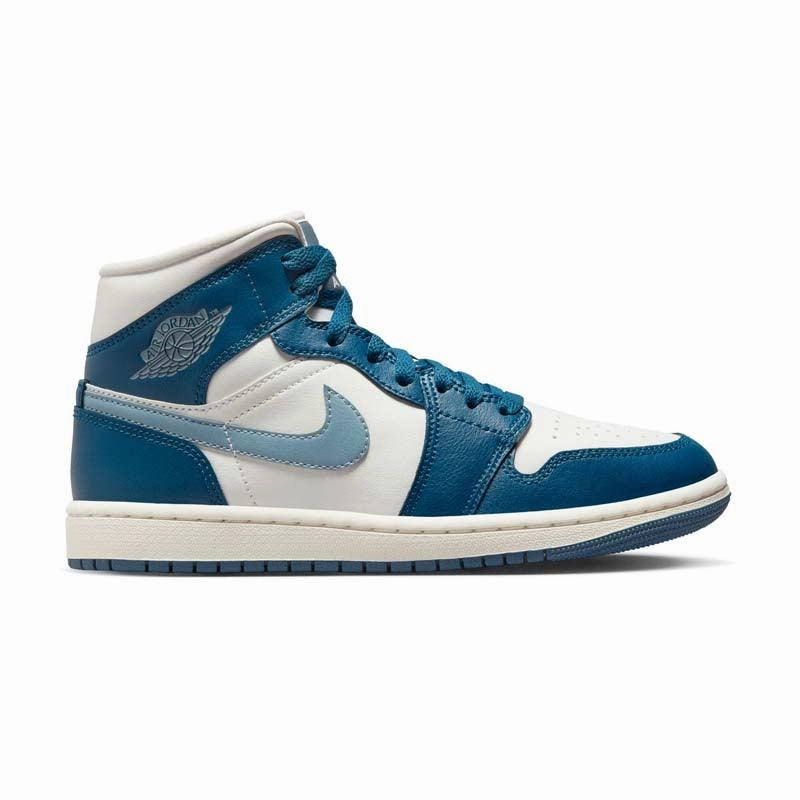 Wmns Air Jordan 1 Mid 'French Blue' Fast Rebound Dynamic Lacing System