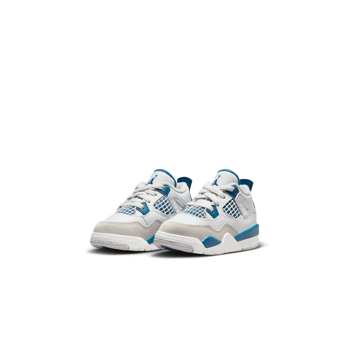 Toddlers Air Jordan 4 Retro 'Military Blue' Arch Support Technology Lightweight Midsole Foam