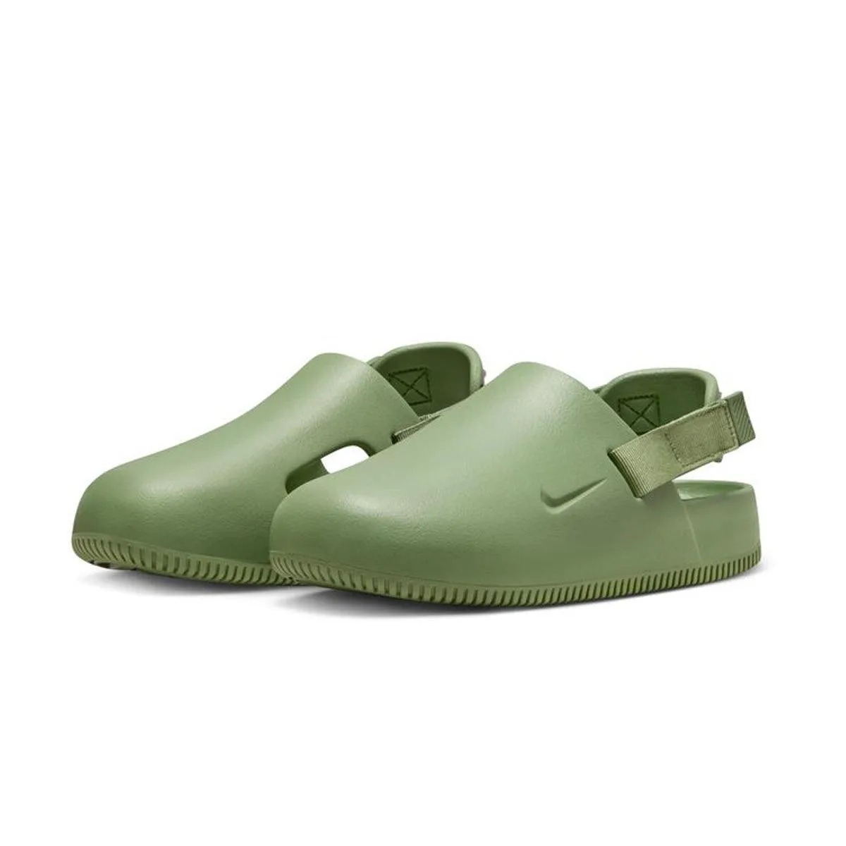 Wmn's Mule Nike Calm 'Oil Green' Back Pull