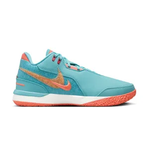 Zoom Lebron Next Gen AMPD EP 'Mineral Blue Light Wild Mango' Micro Groove Flex Zones Comfort collar