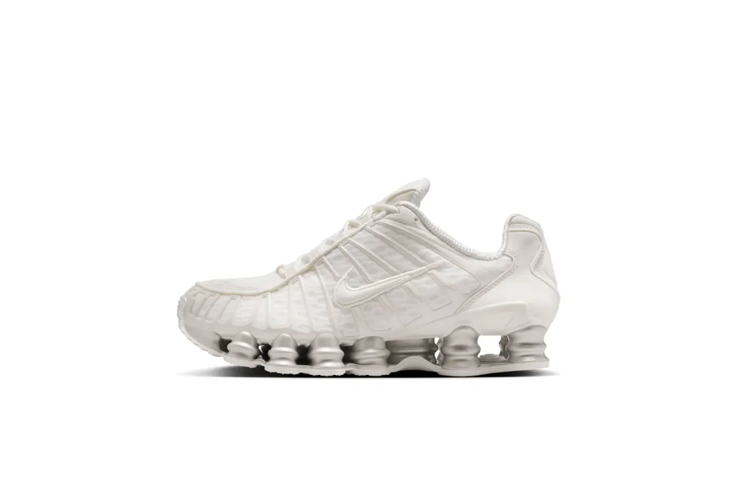 Women's Nike Shox TL 'Sail' Well Cushioned Breathable Outsole Vents