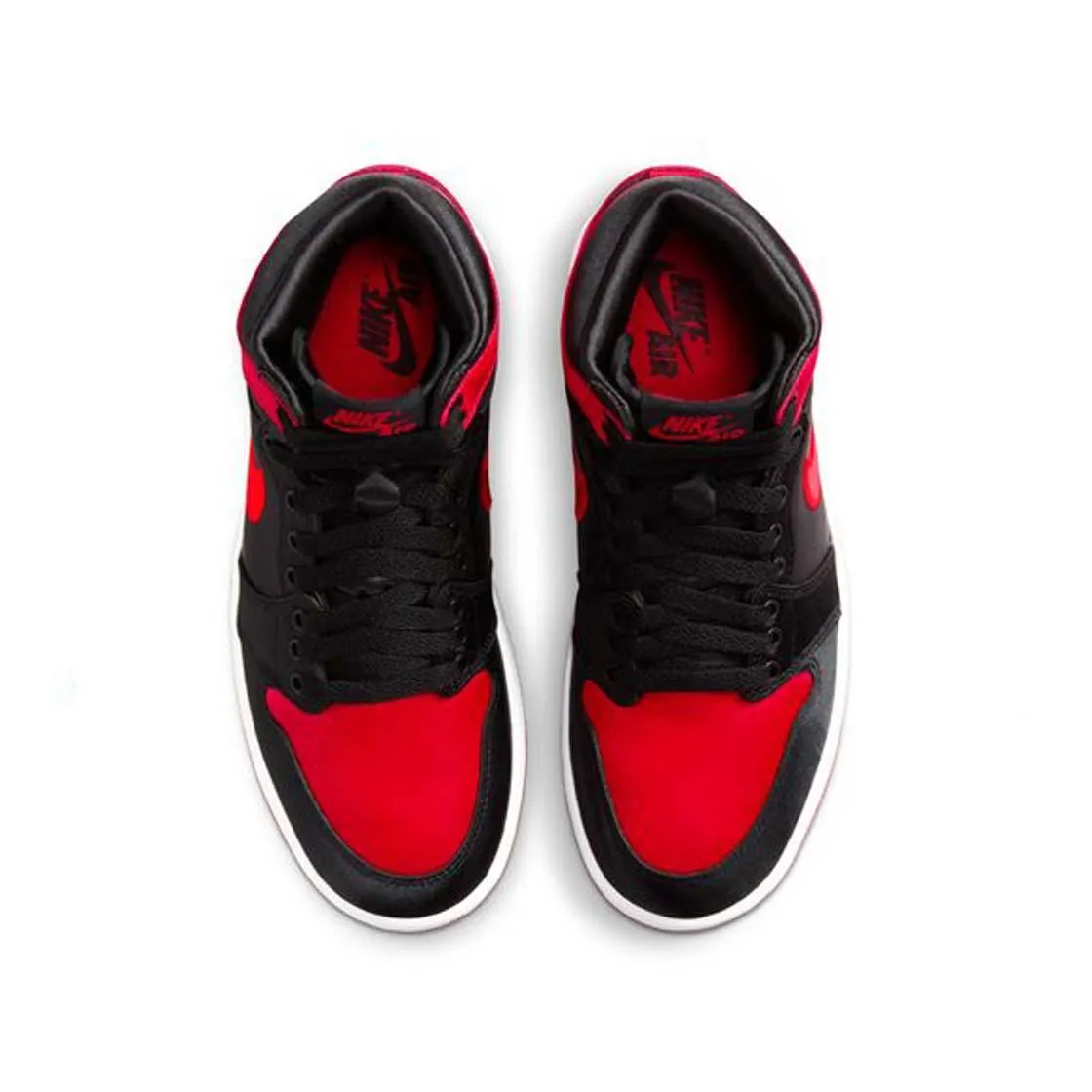 Neutral Walk Wmns Air Jordan 1 High OG 'Satin Bred'