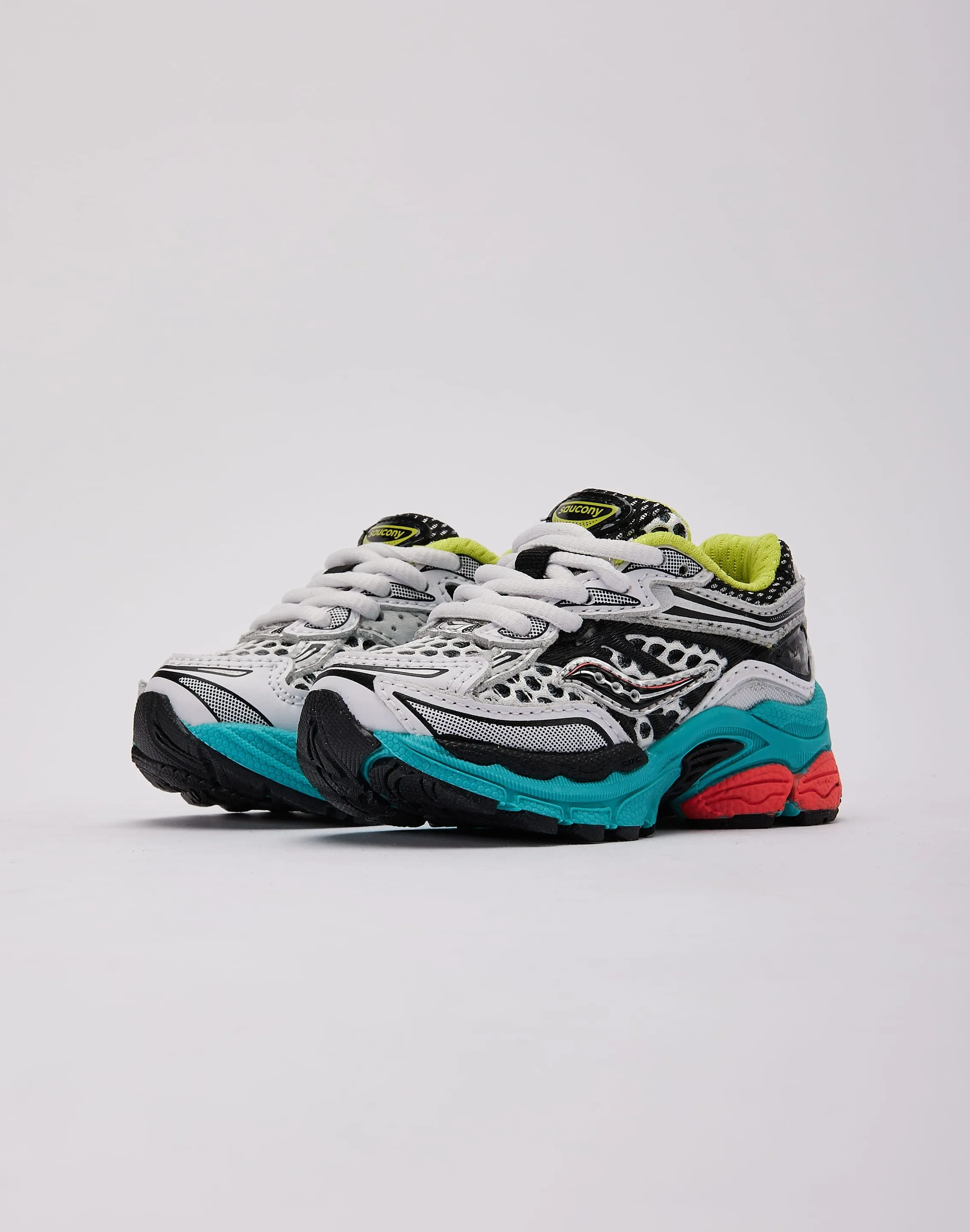 open - toe - feature shoes Fast Paced Saucony Omni 9 Toddler