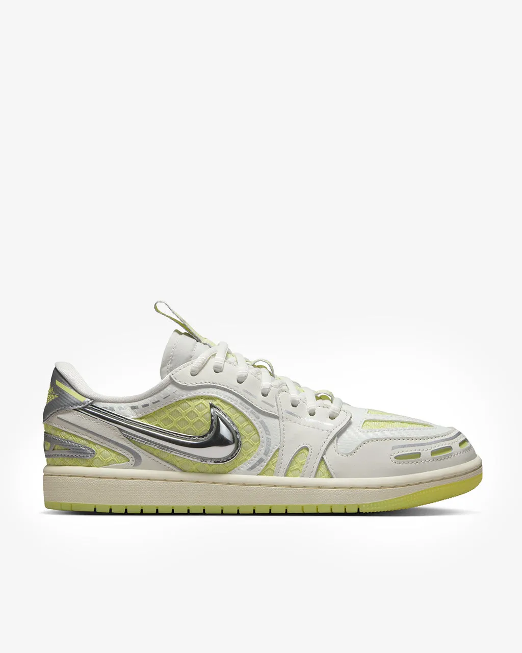 WMNS Air Jordan 1 Low Method of Make 'Sail/Luminous Green' Grip Lock Shear Resistance
