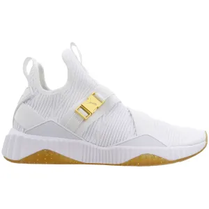 Rubberized Edge Guard Defy Mid Varsity Slip On Training Shoes