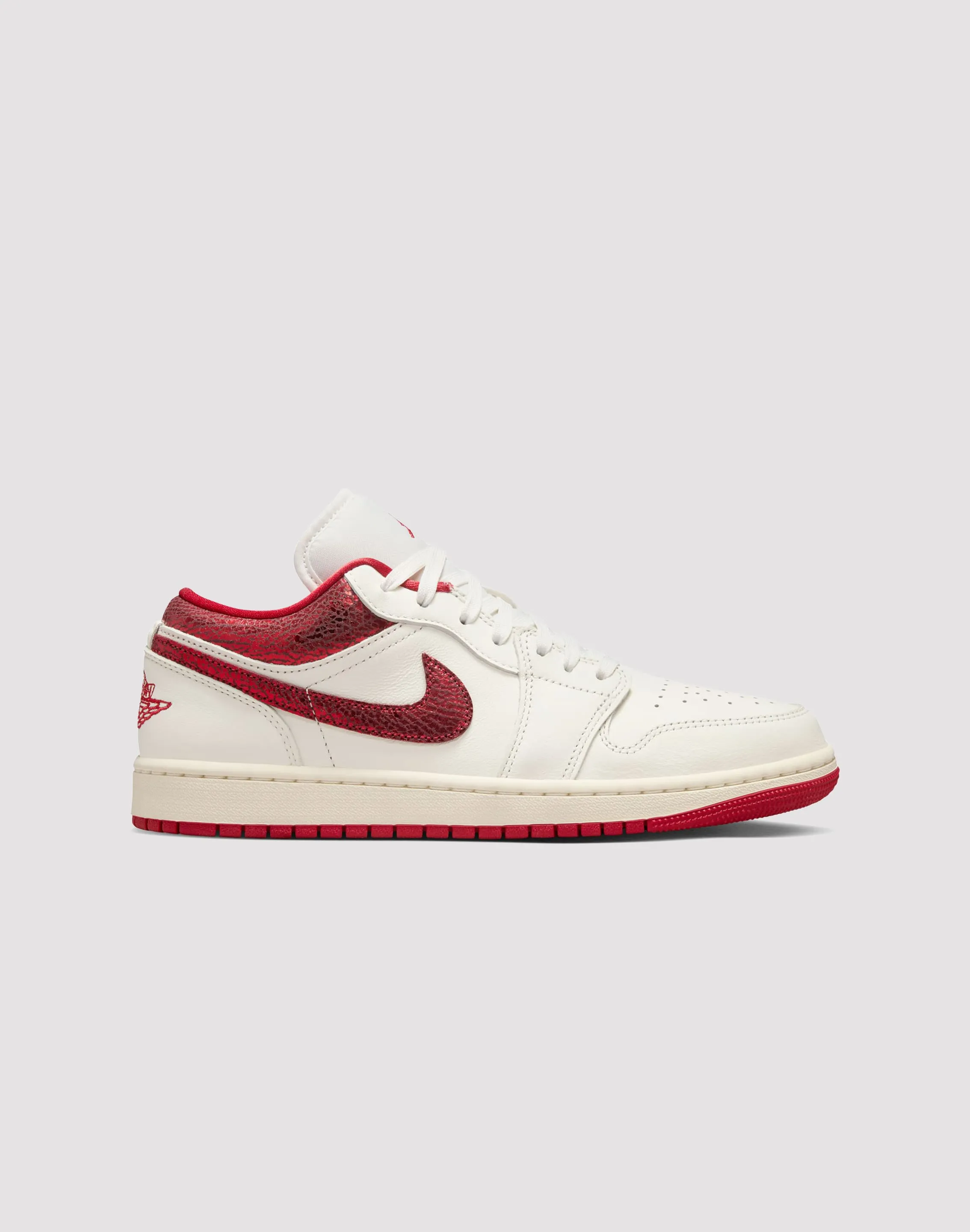Jordan 1 Low SE "Sail/Varsity Red/Team Red" Proprioceptive Footbed