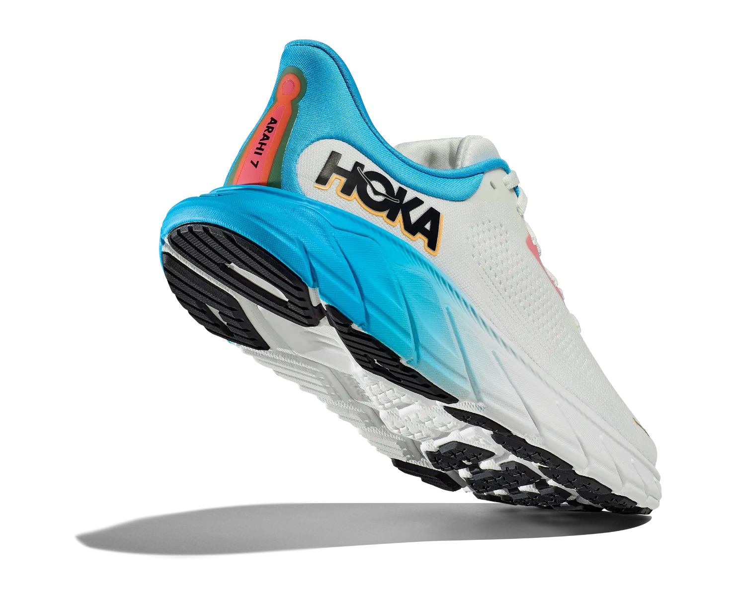 Upper flex zones move in sync with foot motion Padded Tongue HOKA-ARAHI 7 WIDE Women