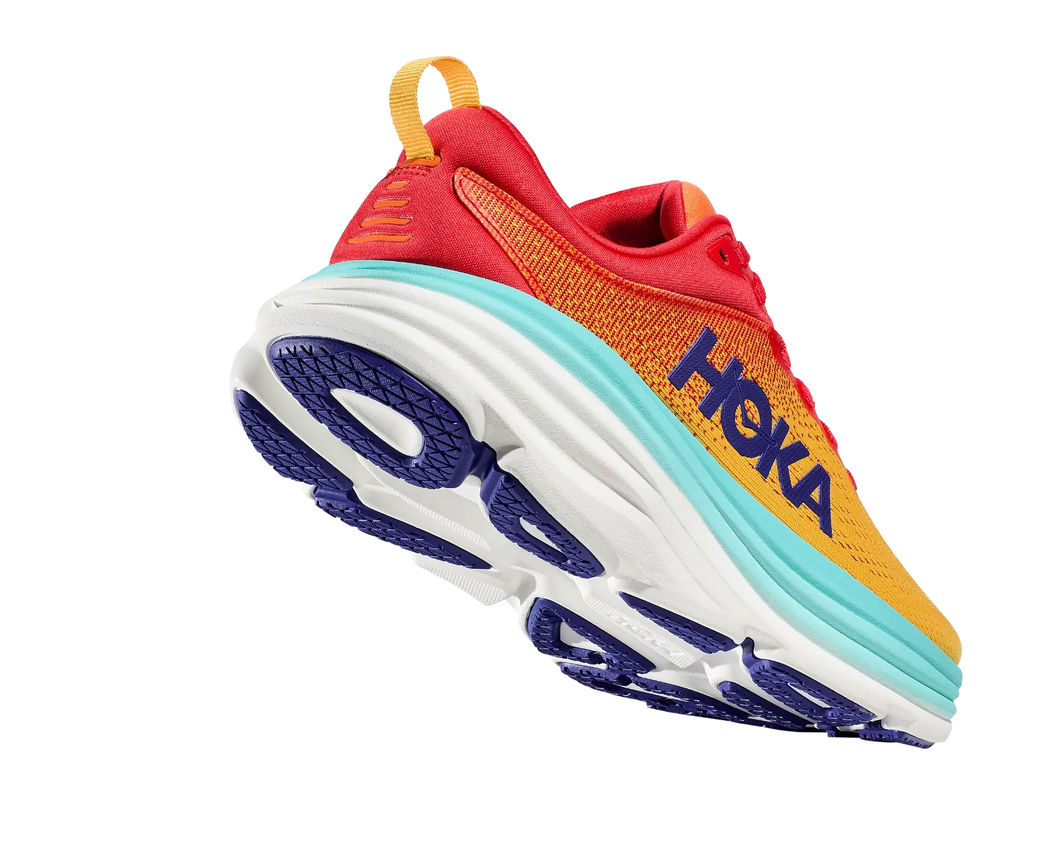 Laces stay secure through repeated motion and impact Breathable Support HOKA-BONDI 8 Women
