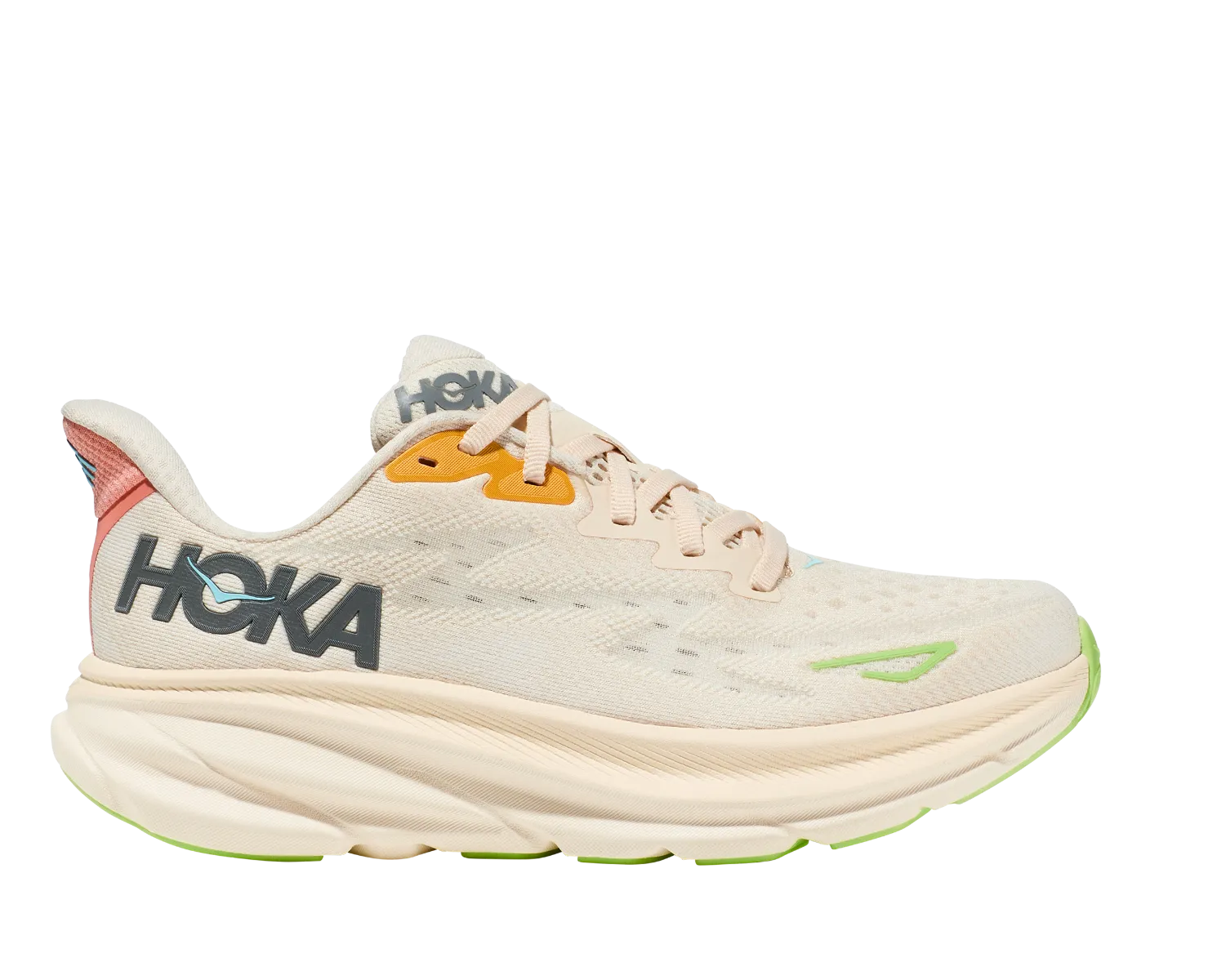 Gym Equipment Midfoot cradle aids in focused alignment and support HOKA-CLIFTON 9 WIDE Women