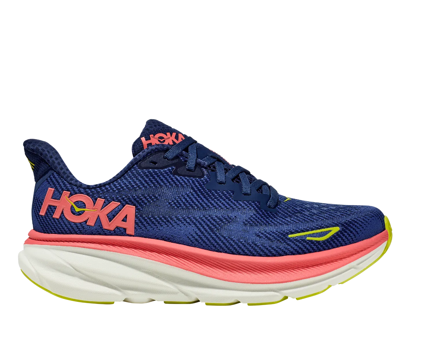 HOKA-CLIFTON 9 WIDE Women Insole perforations improve airflow during wear Flexible toe area supports balance and push-off
